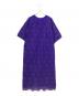 ne quittez pas (ヌキテパ) cotton voile dot hemla dress パープル サイズ:FREE：15000円