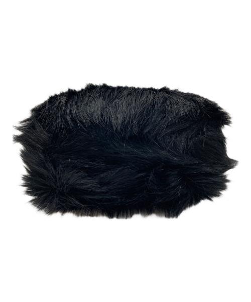 ANTEPRIMA（アンテプリマ）ANTEPRIMA (アンテプリマ) エコファーワイヤーショルダーバッグ　ハンドバッグ　2WAYバッグ　ファーバッグ ブラック サイズ:実寸参照の古着・服飾アイテム