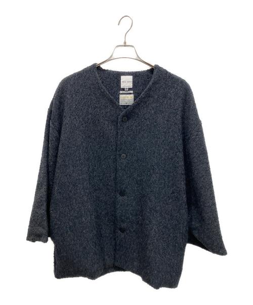 SOU・SOU（ソウソウ）SOU・SOU (ソウソウ) 京型友禅ネップツイードノーカラージャケット ネイビー サイズ:Lの古着・服飾アイテム