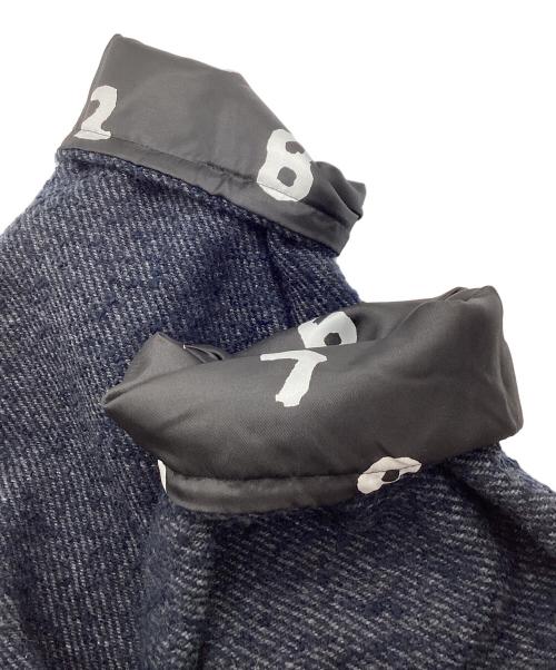 SOU・SOU（ソウソウ）SOU・SOU (ソウソウ) 京型友禅ネップツイードノーカラージャケット ネイビー サイズ:Lの古着・服飾アイテム