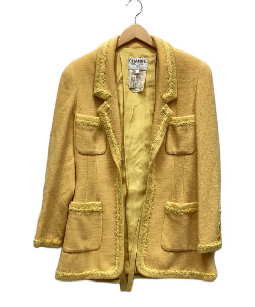 CHANEL BOUTIQUE（シャネル ブティック）CHANEL BOUTIQUE (シャネル ブティック) テーラードジャケット イエロー サイズ:40の古着・服飾アイテム