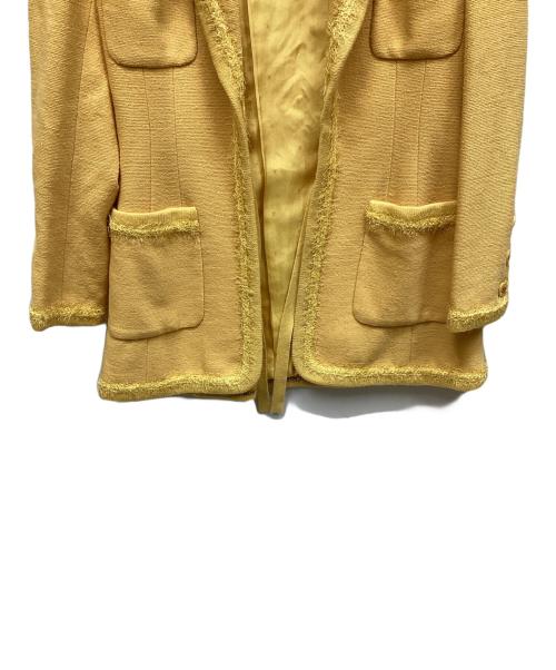 CHANEL BOUTIQUE（シャネル ブティック）CHANEL BOUTIQUE (シャネル ブティック) テーラードジャケット イエロー サイズ:40の古着・服飾アイテム