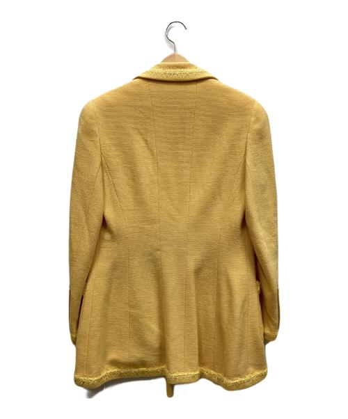 CHANEL BOUTIQUE（シャネル ブティック）CHANEL BOUTIQUE (シャネル ブティック) テーラードジャケット イエロー サイズ:40の古着・服飾アイテム