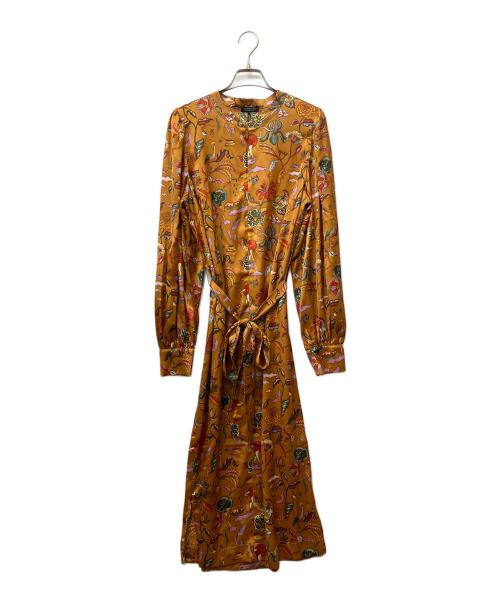 SCOTCH & SODA（スコッチアンドソーダ）SCOTCH & SODA (スコッチアンドソーダ) プリントワンピース オレンジ サイズ:Mの古着・服飾アイテム