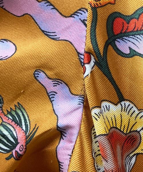SCOTCH & SODA（スコッチアンドソーダ）SCOTCH & SODA (スコッチアンドソーダ) プリントワンピース オレンジ サイズ:Mの古着・服飾アイテム