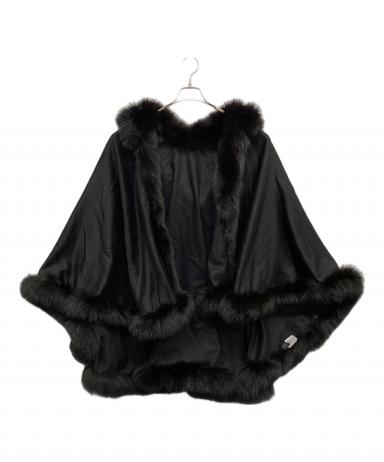 値下げ　☆SAGA FARS サガファーズ☆ ファー　ポンチョ　M〜L 中古・古着通販】SAGA FURS (サガファーズ) ファートリミングポンチョ