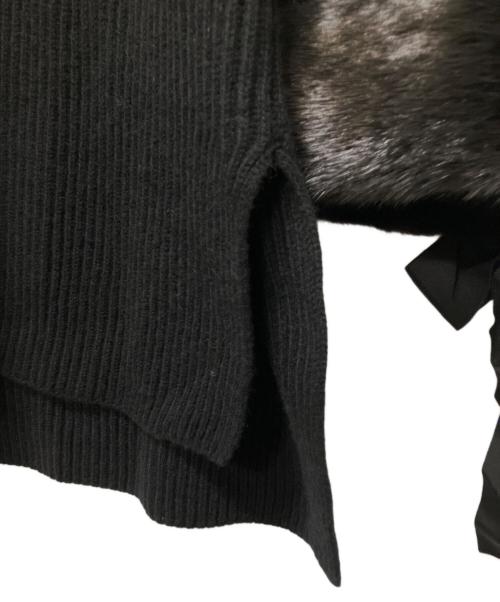 FENDI（フェンディ）FENDI (フェンディ) カシミヤデザインニット/ハイネックデザインニット ブラック サイズ:SIZE 40の古着・服飾アイテム