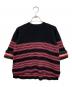 FENDI（フェンディ）の古着「Wool Cashmere Border Knit/ウールカシミヤボーダーニット」｜ブラック