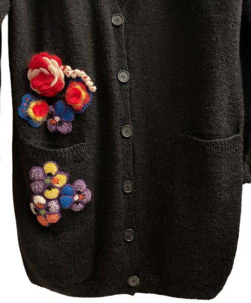 LOEWE（ロエベ）LOEWE (ロエベ) アルパカウールロングカーディガン ブラック サイズ:Mの古着・服飾アイテム