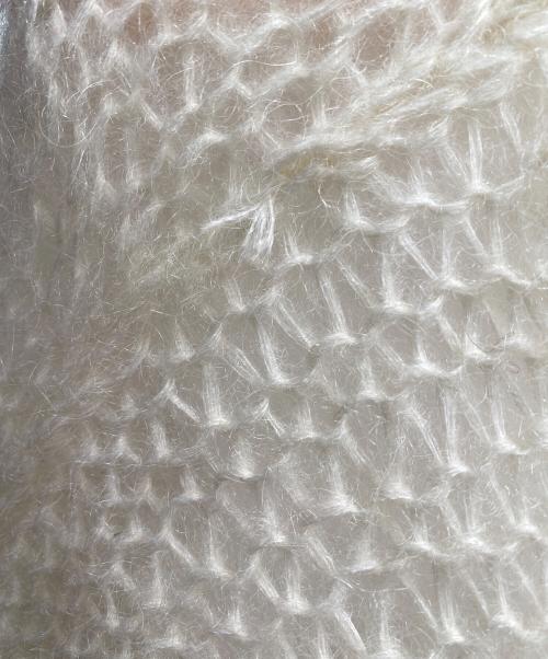 LOEWE（ロエベ）LOEWE (ロエベ) アナグラムカーディガン ホワイト サイズ:Mの古着・服飾アイテム