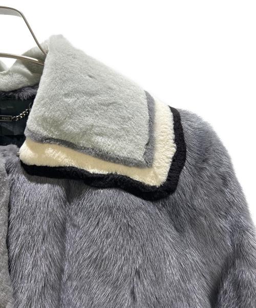 FENDI（フェンディ）FENDI (フェンディ) ミンクファージャケット グレー サイズ:40の古着・服飾アイテム