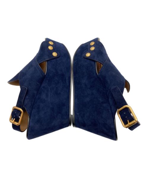 Chloe（クロエ）Chloe (クロエ) サンダル ネイビー サイズ:37の古着・服飾アイテム