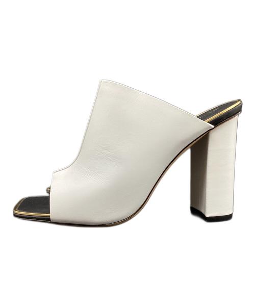 CELINE（セリーヌ）CELINE (セリーヌ) ミュール ホワイト サイズ:36.5の古着・服飾アイテム