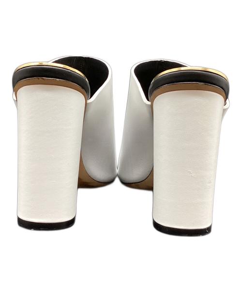 CELINE（セリーヌ）CELINE (セリーヌ) ミュール ホワイト サイズ:36.5の古着・服飾アイテム