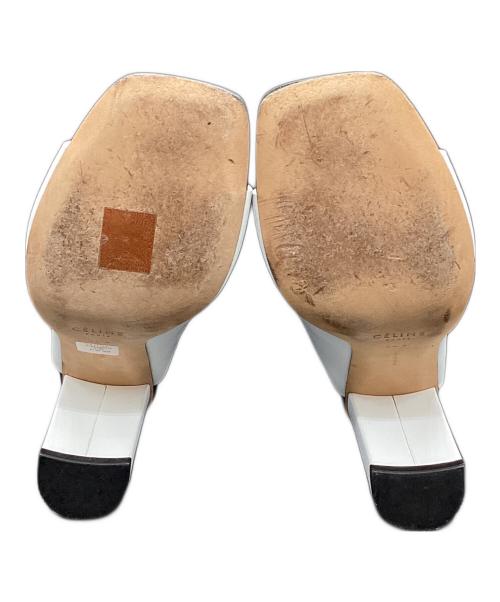 CELINE（セリーヌ）CELINE (セリーヌ) ミュール ホワイト サイズ:36.5の古着・服飾アイテム