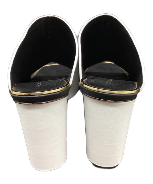 CELINE（セリーヌ）CELINE (セリーヌ) ミュール ホワイト サイズ:36.5の古着・服飾アイテム