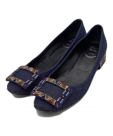 中古・古着通販】Roger Vivier (ロジェ ヴィヴィエ) デニムパンプス