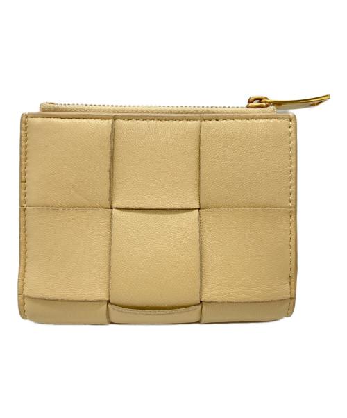 BOTTEGA VENETA（ボッテガベネタ）BOTTEGA VENETA (ボッテガベネタ) マキシイントレチャート スモールカセット 二つ折り財布の古着・服飾アイテム