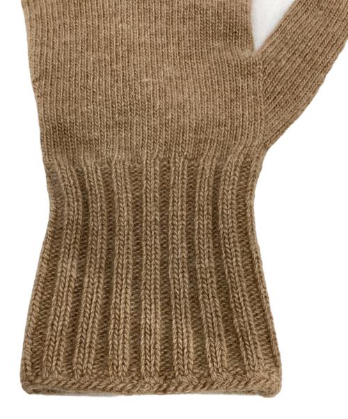 FENDI（フェンディ）FENDI (フェンディ) ニットグローブ&ニットキャップ ブラウンの古着・服飾アイテム