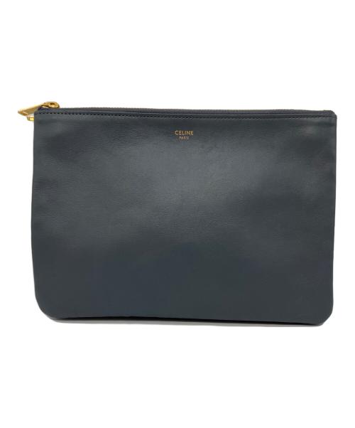 CELINE（セリーヌ）CELINE (セリーヌ) ラージトリオ ブルーの古着・服飾アイテム