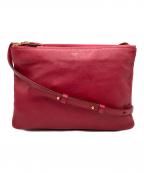 CELINEセリーヌ）の古着「ショルダーバッグ」｜レッド