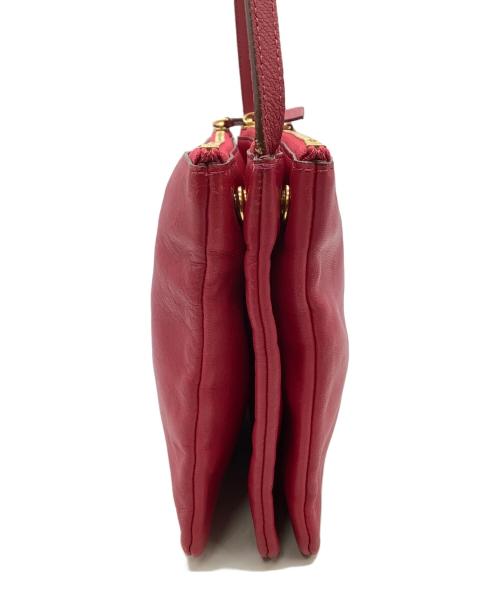 CELINE（セリーヌ）CELINE (セリーヌ) ショルダーバッグ レッドの古着・服飾アイテム