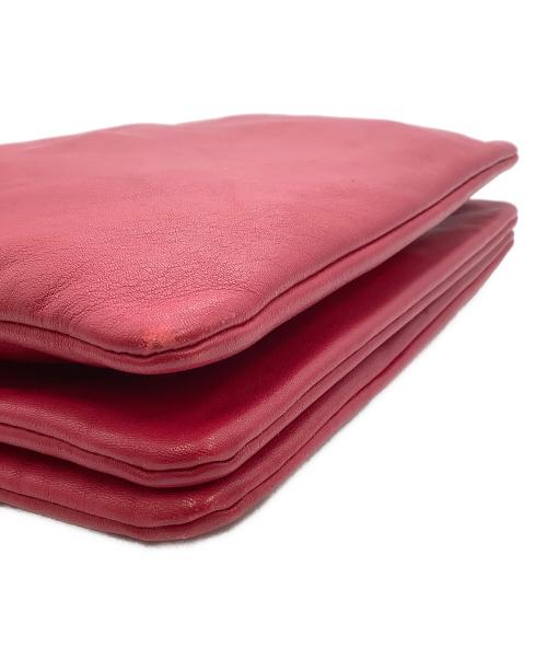 CELINE（セリーヌ）CELINE (セリーヌ) ショルダーバッグ レッドの古着・服飾アイテム