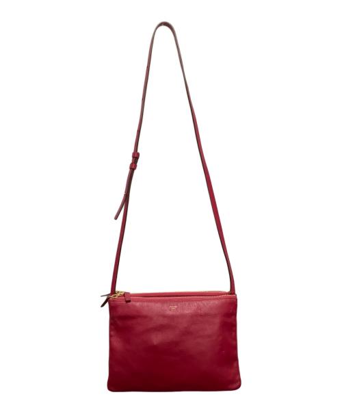 CELINE（セリーヌ）CELINE (セリーヌ) ショルダーバッグ レッドの古着・服飾アイテム