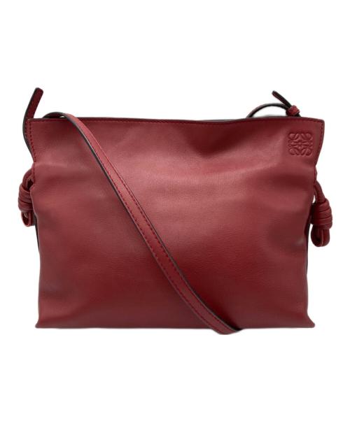 LOEWE（ロエベ）LOEWE (ロエベ) フラメンコ ノット ミニ ショルダーバッグ レッド サイズ:-の古着・服飾アイテム