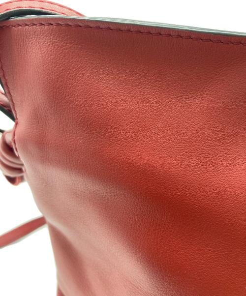 LOEWE（ロエベ）LOEWE (ロエベ) フラメンコ ノット ミニ ショルダーバッグ レッドの古着・服飾アイテム