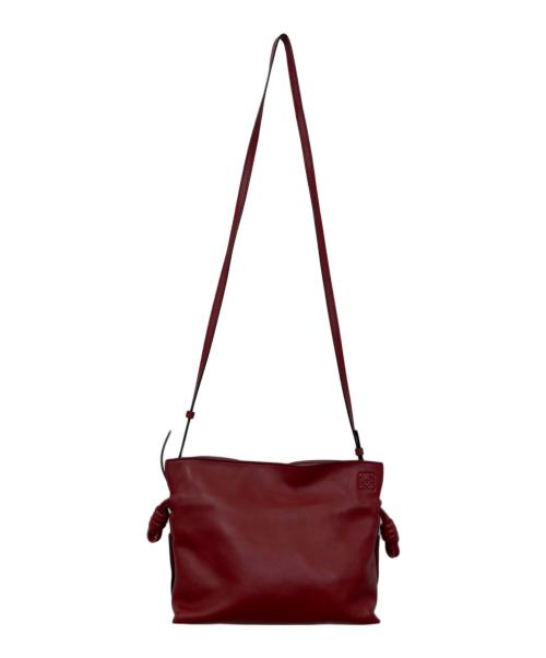 LOEWE（ロエベ）LOEWE (ロエベ) フラメンコ ノット ミニ ショルダーバッグ レッドの古着・服飾アイテム