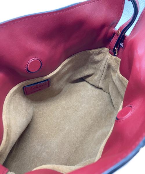 LOEWE（ロエベ）LOEWE (ロエベ) フラメンコ ノット ミニ ショルダーバッグ レッドの古着・服飾アイテム