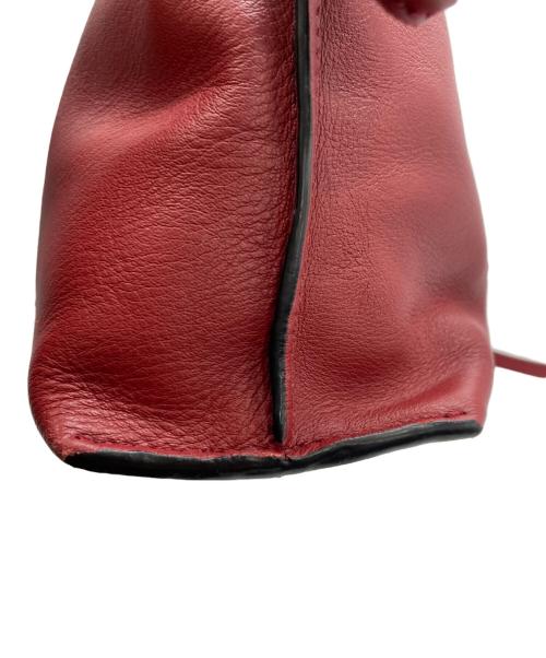 LOEWE（ロエベ）LOEWE (ロエベ) フラメンコ ノット ミニ ショルダーバッグ レッドの古着・服飾アイテム
