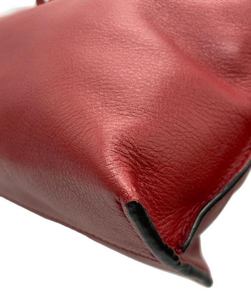 LOEWE（ロエベ）LOEWE (ロエベ) フラメンコ ノット ミニ ショルダーバッグ レッドの古着・服飾アイテム
