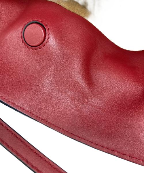 LOEWE（ロエベ）LOEWE (ロエベ) フラメンコ ノット ミニ ショルダーバッグ レッドの古着・服飾アイテム