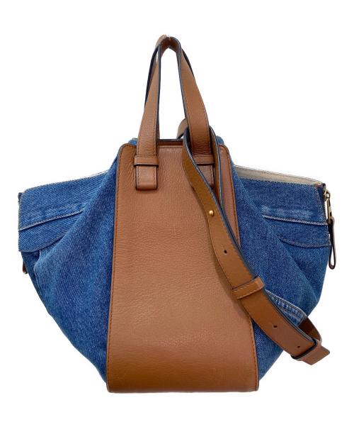LOEWE（ロエベ）LOEWE (ロエベ) デニム ハンモックスモール デニム×タン サイズ:スモールの古着・服飾アイテム