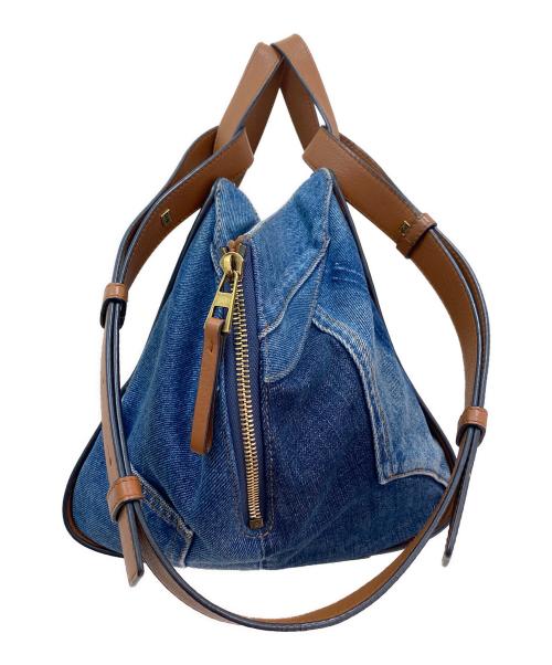 LOEWE（ロエベ）LOEWE (ロエベ) デニム ハンモックスモール デニム×タン サイズ:スモールの古着・服飾アイテム