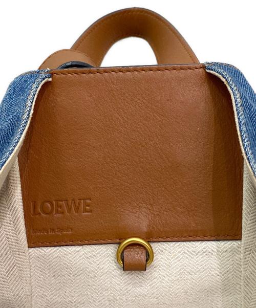 LOEWE（ロエベ）LOEWE (ロエベ) デニム ハンモックスモール デニム×タン サイズ:スモールの古着・服飾アイテム