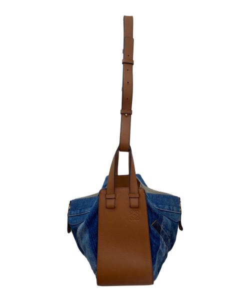 LOEWE（ロエベ）LOEWE (ロエベ) デニム ハンモックスモール デニム×タン サイズ:スモールの古着・服飾アイテム