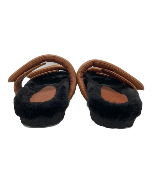 GIA BORGHINI（ジア・ボルギーニ）GIA BORGHINI (ジア・ボルギーニ) HATT サンダル ブラウン×ブラック サイズ:36の古着・服飾アイテム