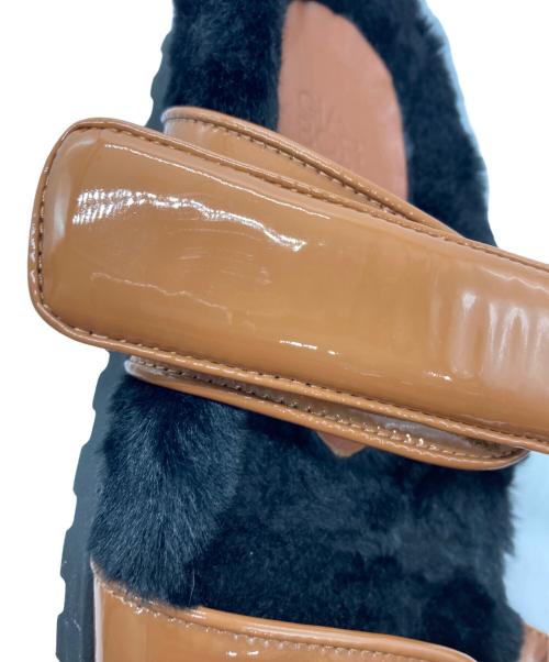 GIA BORGHINI（ジア・ボルギーニ）GIA BORGHINI (ジア・ボルギーニ) HATT サンダル ブラウン×ブラック サイズ:36の古着・服飾アイテム