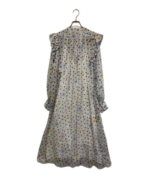 N°21 numero ventuno（ヌメロヴェントゥーノ）N°21 numero ventuno (ヌメロヴェントゥーノ) フラワーロングドレス ライトグレー サイズ:Freeの古着・服飾アイテム