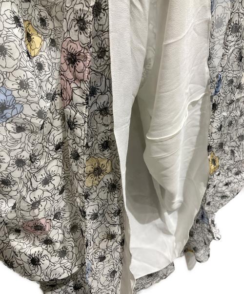 N°21 numero ventuno（ヌメロヴェントゥーノ）N°21 numero ventuno (ヌメロヴェントゥーノ) フラワーロングドレス ライトグレー サイズ:Freeの古着・服飾アイテム