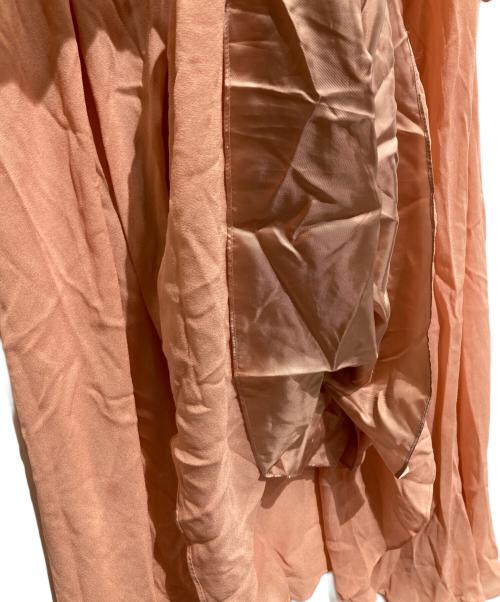 N°21 numero ventuno（ヌメロヴェントゥーノ）N°21 numero ventuno (ヌメロヴェントゥーノ) シャーリングギャザーワンピース ピンク サイズ:36の古着・服飾アイテム