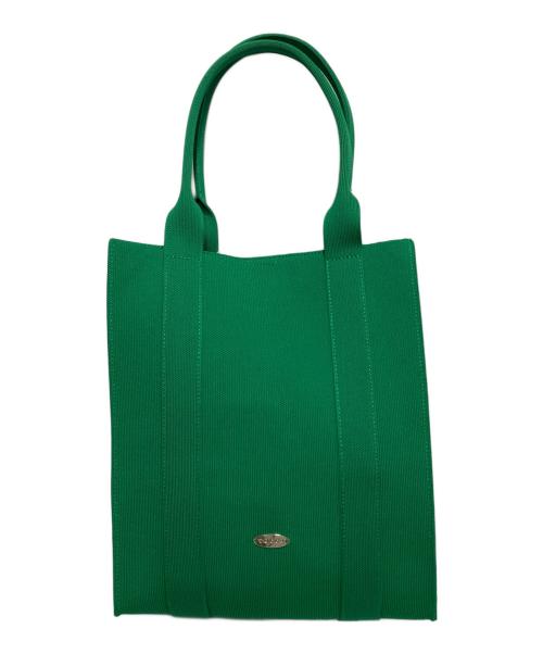 TOCCA（トッカ）TOCCA (トッカ) RHYTHM OF PEARL KNITBAG ニットバッグ グリーン 未使用品の古着・服飾アイテム