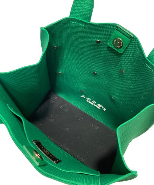 TOCCA（トッカ）TOCCA (トッカ) RHYTHM OF PEARL KNITBAG ニットバッグ グリーン 未使用品の古着・服飾アイテム