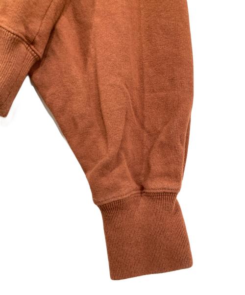 holiday（ホリデー）HOLIDAY (ホリデー) MINI SWEAT CREW-NECK TOPS ブラウン サイズ:FREEの古着・服飾アイテム