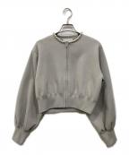 CELFORDセルフォード）の古着「パール付きジャージーブルゾン」｜グレー