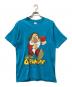 FRUIT OF THE LOOM（フルーツオブザルーム）の古着「Grumpy 両面プリントTシャツ」｜ブルー