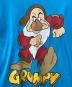 中古・古着 FRUIT OF THE LOOM (フルーツオブザルーム) Grumpy 両面プリントTシャツ ブルー サイズ:L：8000円